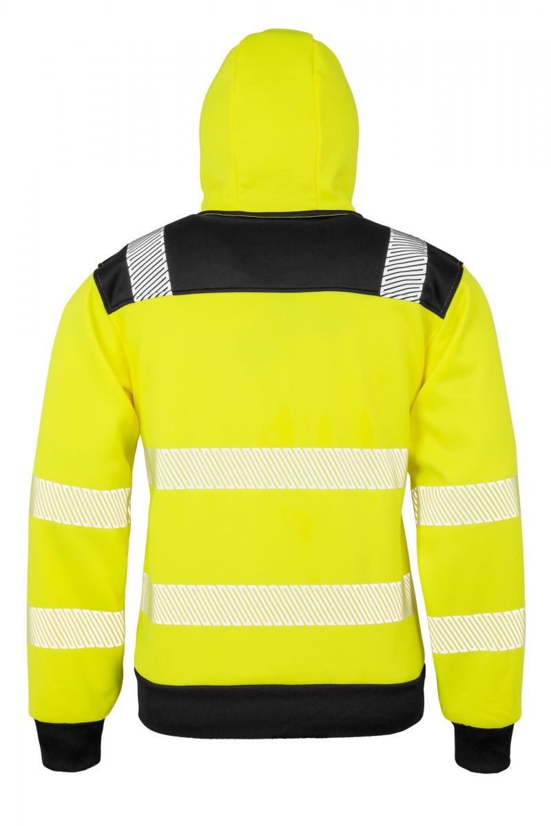 Result Arbeitsjacke Recycled Robust Safety Hoody - Sicherheitsjacke mit Kapuze