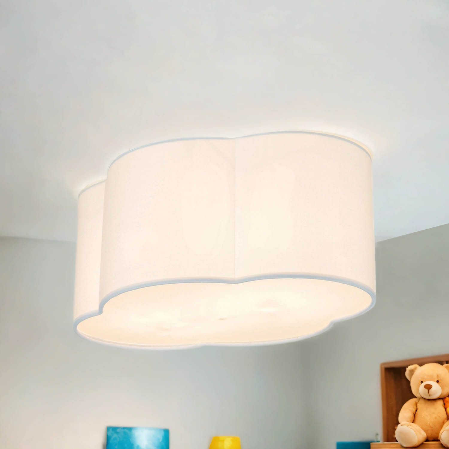 Licht-Erlebnisse Deckenleuchte WOLKI, ohne Leuchtmittel, Deckenlampe günstig online kaufen