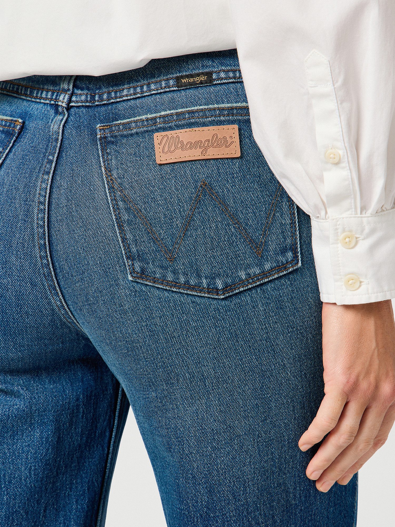 Wrangler Loose-fit-Jeans lockere, gerade Beinform - LOOSE STRAIGHT MUSE