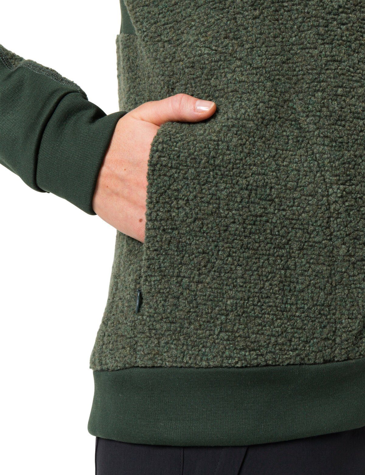 VAUDE kompensiert forest Wool Skomer Outdoorjacke Jacket Klimaneutral (1-St) dusty Women's Fleece