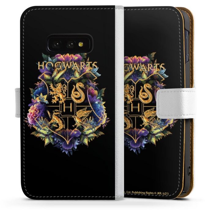 DeinDesign Handyhülle Harry Potter Hogwarts Wappen Hogwarts Emblem Samsung Galaxy S10e Hülle Handy Flip Case Wallet Cover