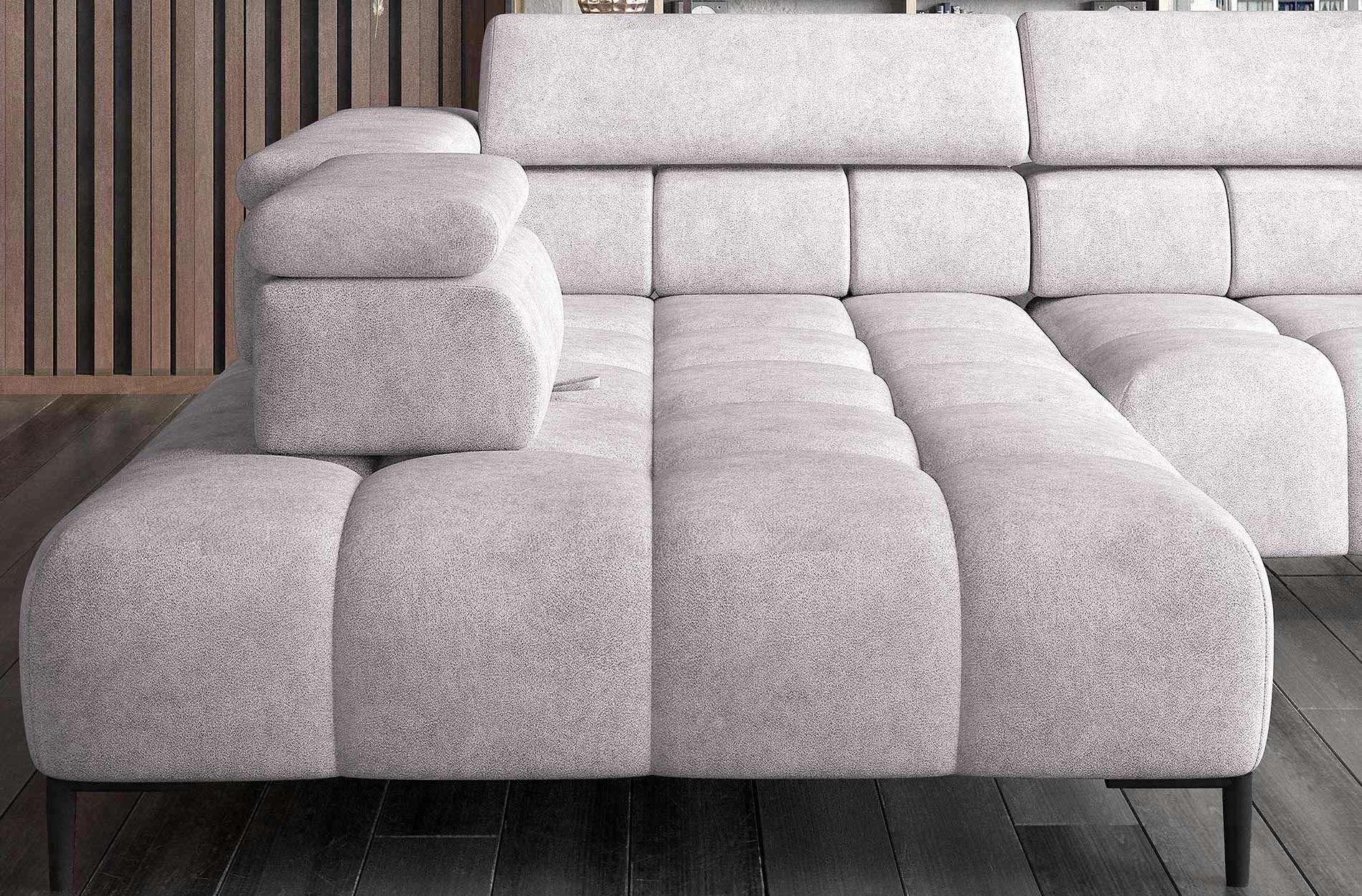 WOHNKLUSIV Ecksofa Ecksofa Venezia mit elektrischer günstig online kaufen