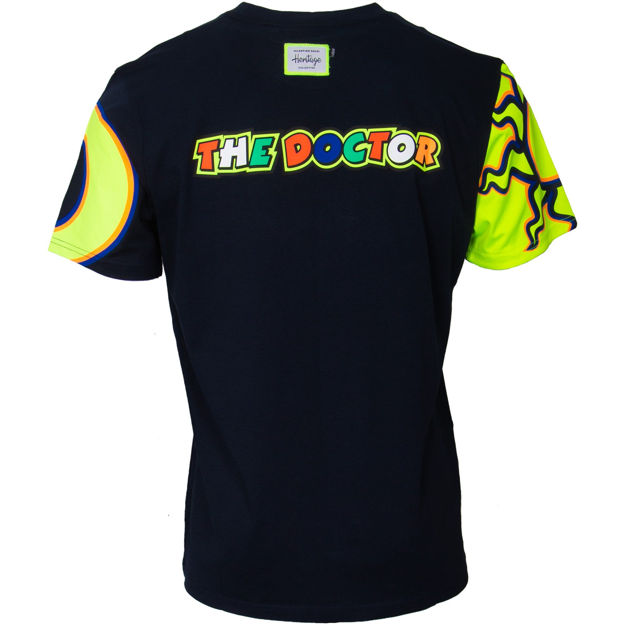 VR46 T-Shirt Valentino Rossi T-Shirt Heritage Sonne Mond