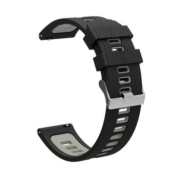König Design Smartwatch-Armband Huawei Watch GT 3 42mm, Armband für Huawei Watch GT 3 42mm - Uhrenarmband Ersatz Armband Band Loop Schwarzgrau