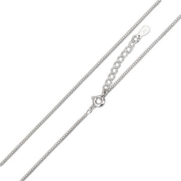 Schöner-SD Schmuckset Perle 10mm (Set, Ohrhänger und Halskette mit Anhänger), 925 Silber Rhodium