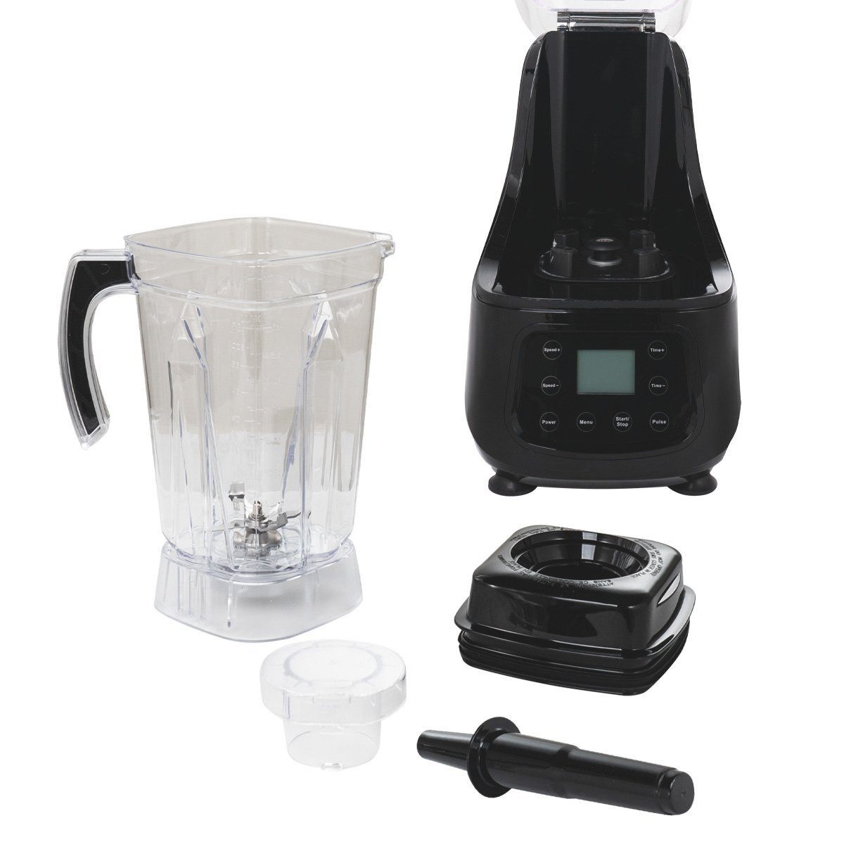 GastroHero Standmixer Barmixer mit Schallschutz 2 Liter Profi Blender leise, 1680 W, Digitales Display mit Programmen, Schallschutzgehäuse – Bild 3 von 5