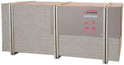 EGGER OSB-Verlegeplatte »OSB 3«, 12 mm, 116,2 m², (84-St., Palettenware), 4-seitig Nut und Feder