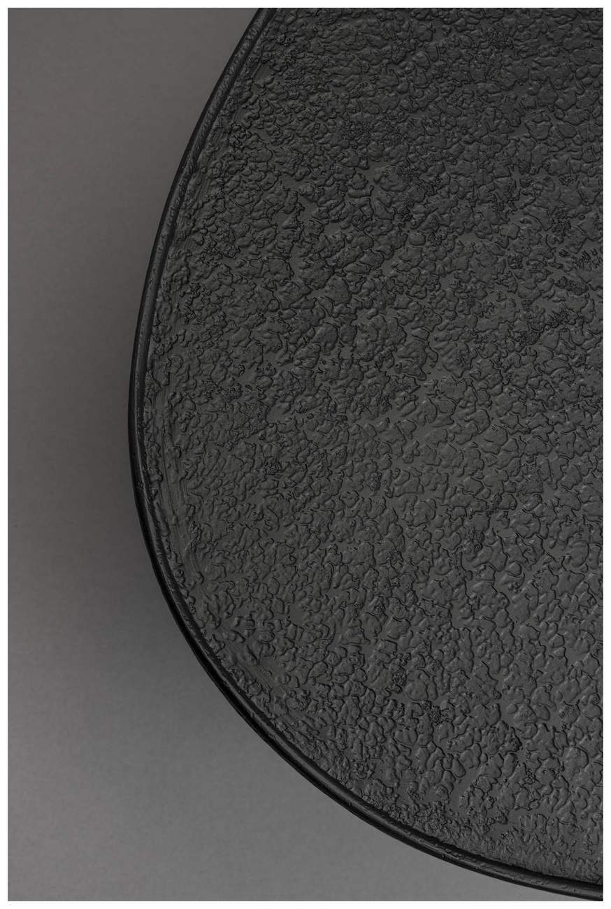 Dutchbone Couchtisch Couchtisch BLACK von BONE 60 DUTCH OVAL cm x WINSTON 120