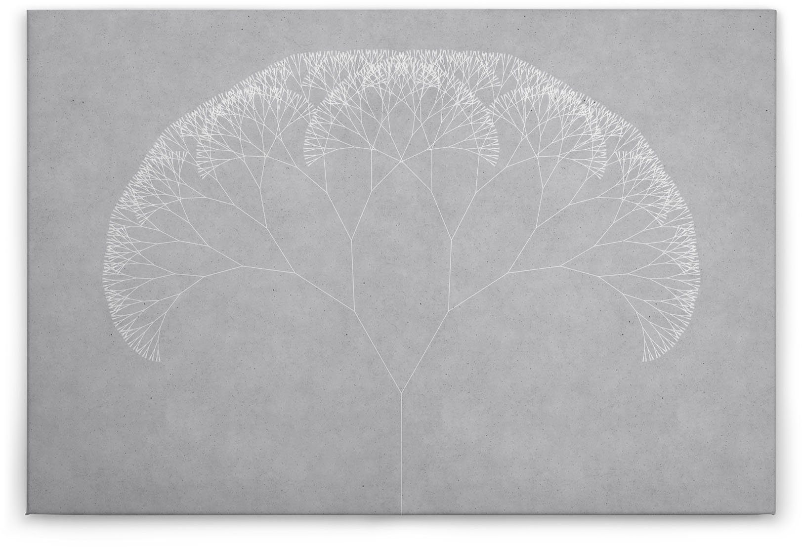 A.S. Création Leinwandbild trees 4, Abstrakt, Kinder, Kunst (1 St), Keilrahmen Bild Baum Grafisch Leinwand-Bild Wohnzimmer modern Wandbild