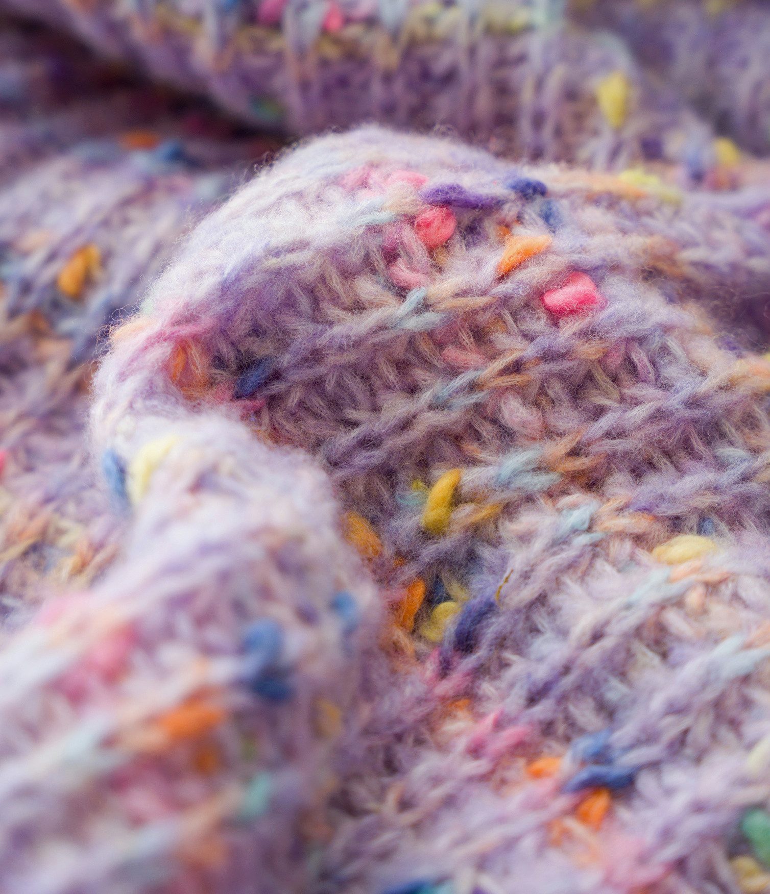 LANA GROSSA CASSATA Häkelwolle, 175 m (Flauschiges Effektgarn mit bunten Farbspots aus Baumwolle), 50 g