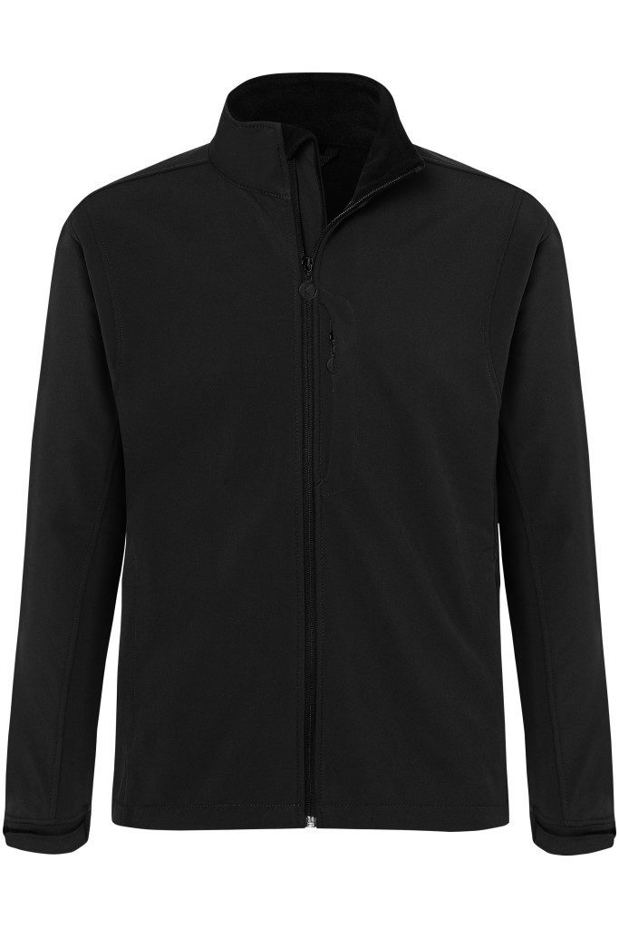 Karlowsky Fashion Softshelljacke KARLOWSKY Herren Softshelljacke CLASSIC Reißverschluß Schwarz