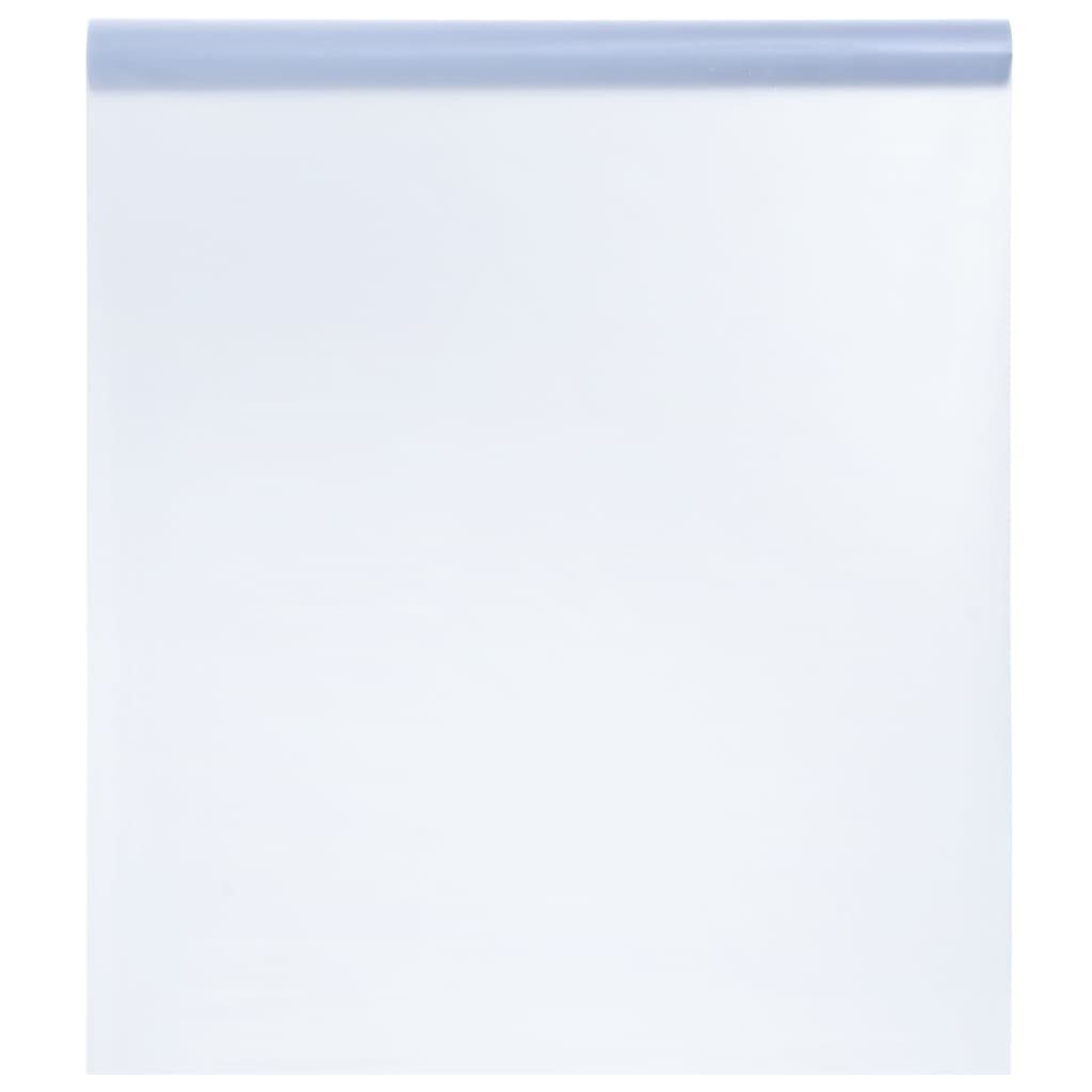 Fensterfolie Fensterfolie Statisch Matt Transparent Grau 45x500 cm PVC, vidaXL
