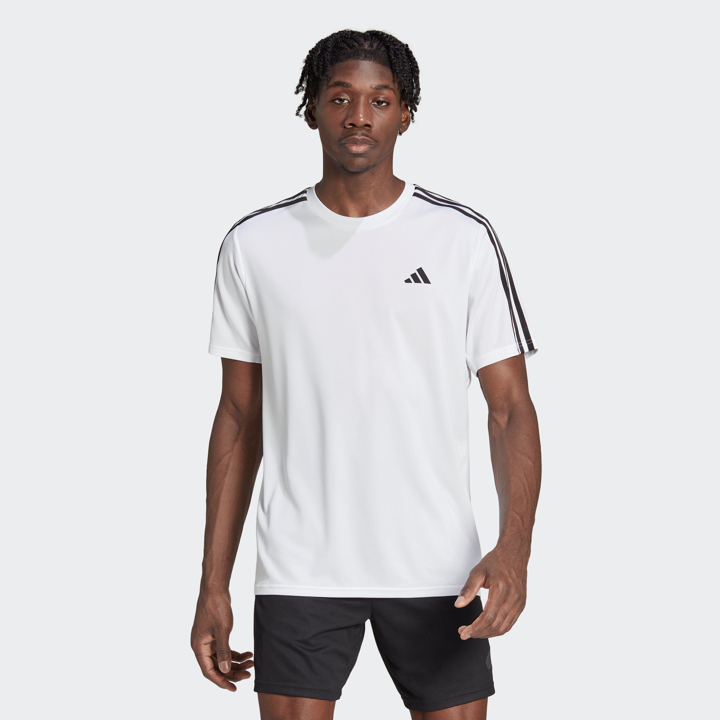 Performance T-Shirt adidas 3S White Black / TR-ES T BASE