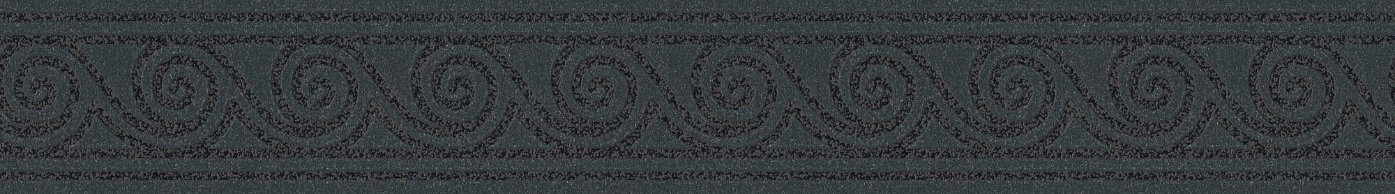 A.S. Création Borte selbstklebend Wellenmuster 5 m x 8 cm Schwarz-Metallic günstig online kaufen