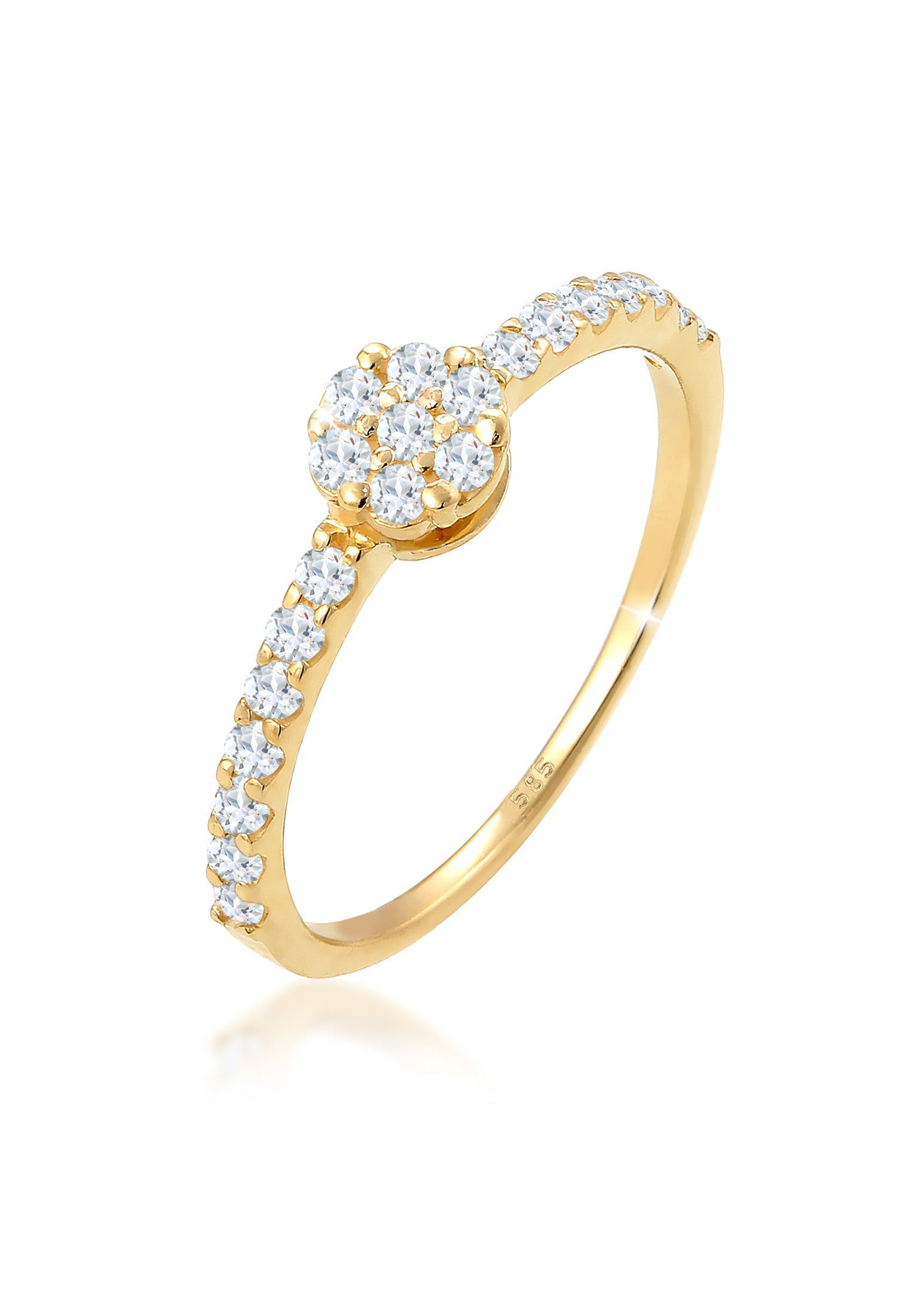 Elli Premium Verlobungsring Verlobungsring Topas Diamantschliff günstig online kaufen