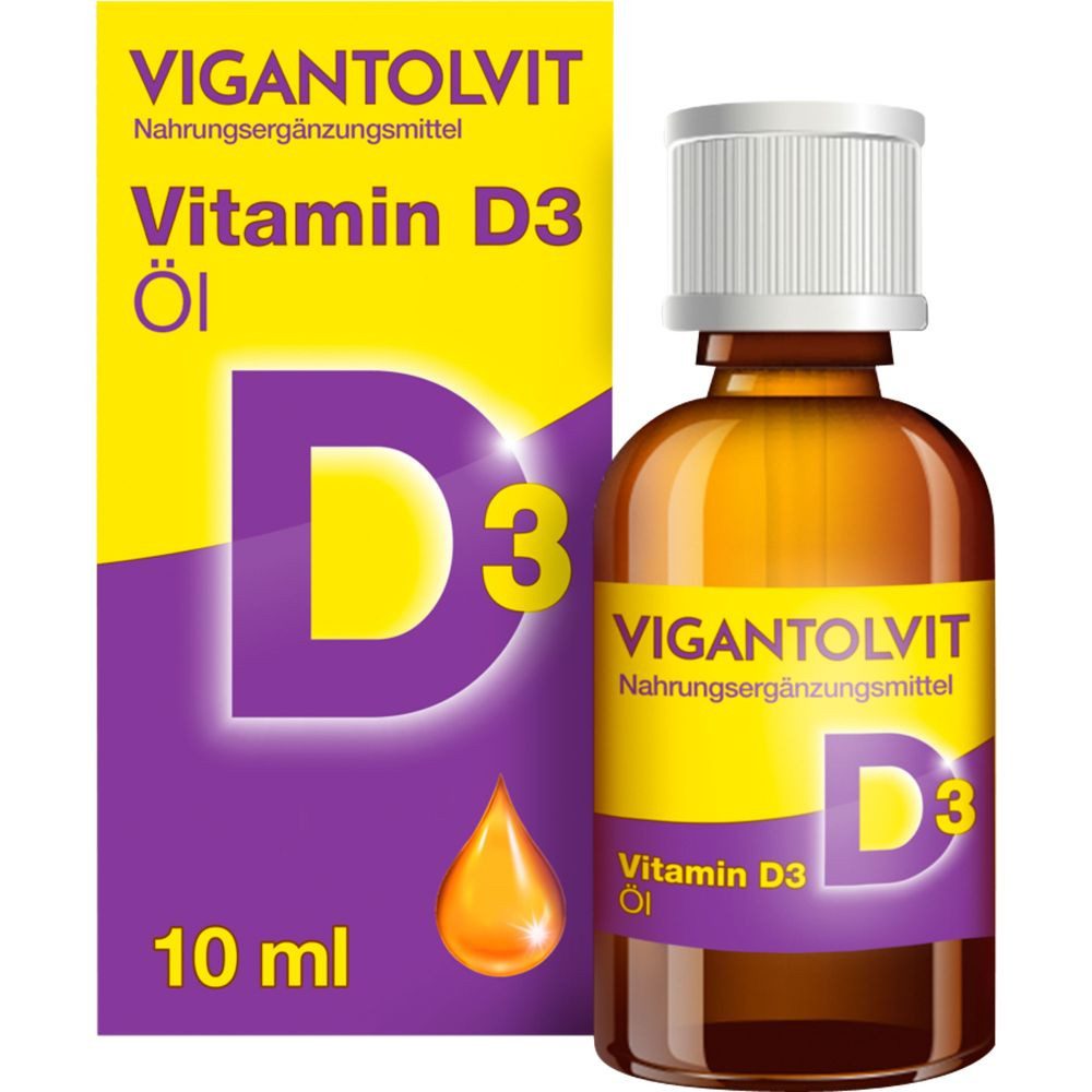 WICK Pharma - Zweigniederlassung der Procter & Gamble GmbH VIGANTOLVIT 500 I.E./Tropfen D3 Öl Tropfen, 10 ml