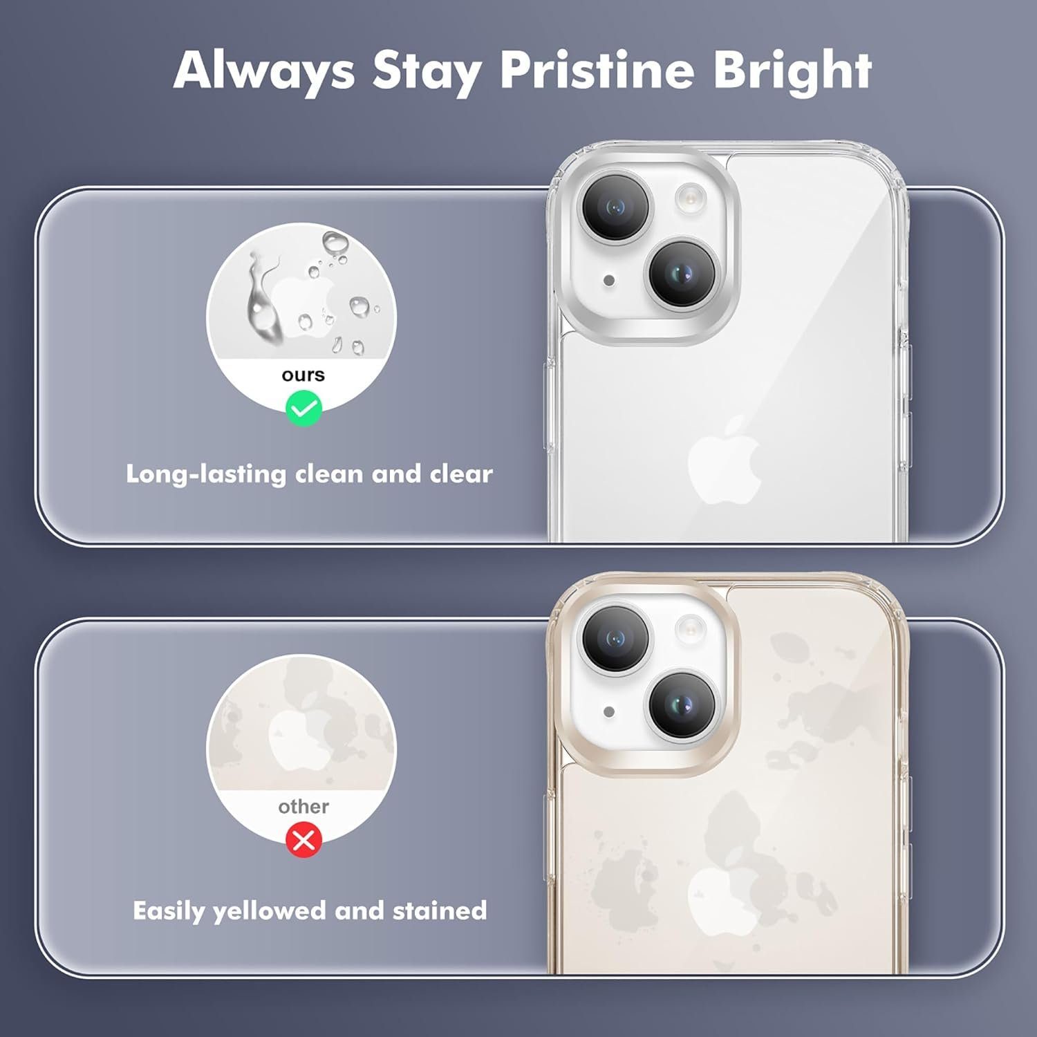 Widmann-Shop Handyhülle Transparente Hülle für iPhone 17 16 15 14 13 12 Pro Max Mini Plus Case, vergilbungsfrei