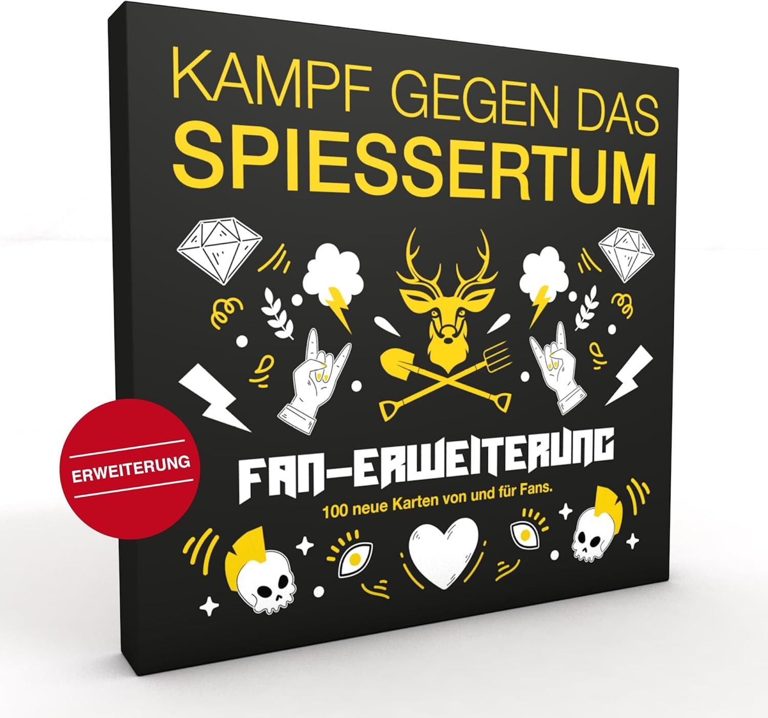 Kampfhummel Spiele Spiel Kampf gegen das Spießertum Fan-Erweiterung, Von Fans für Fans entwickelt, 100 Zusatzkarten zum Hauptspiel