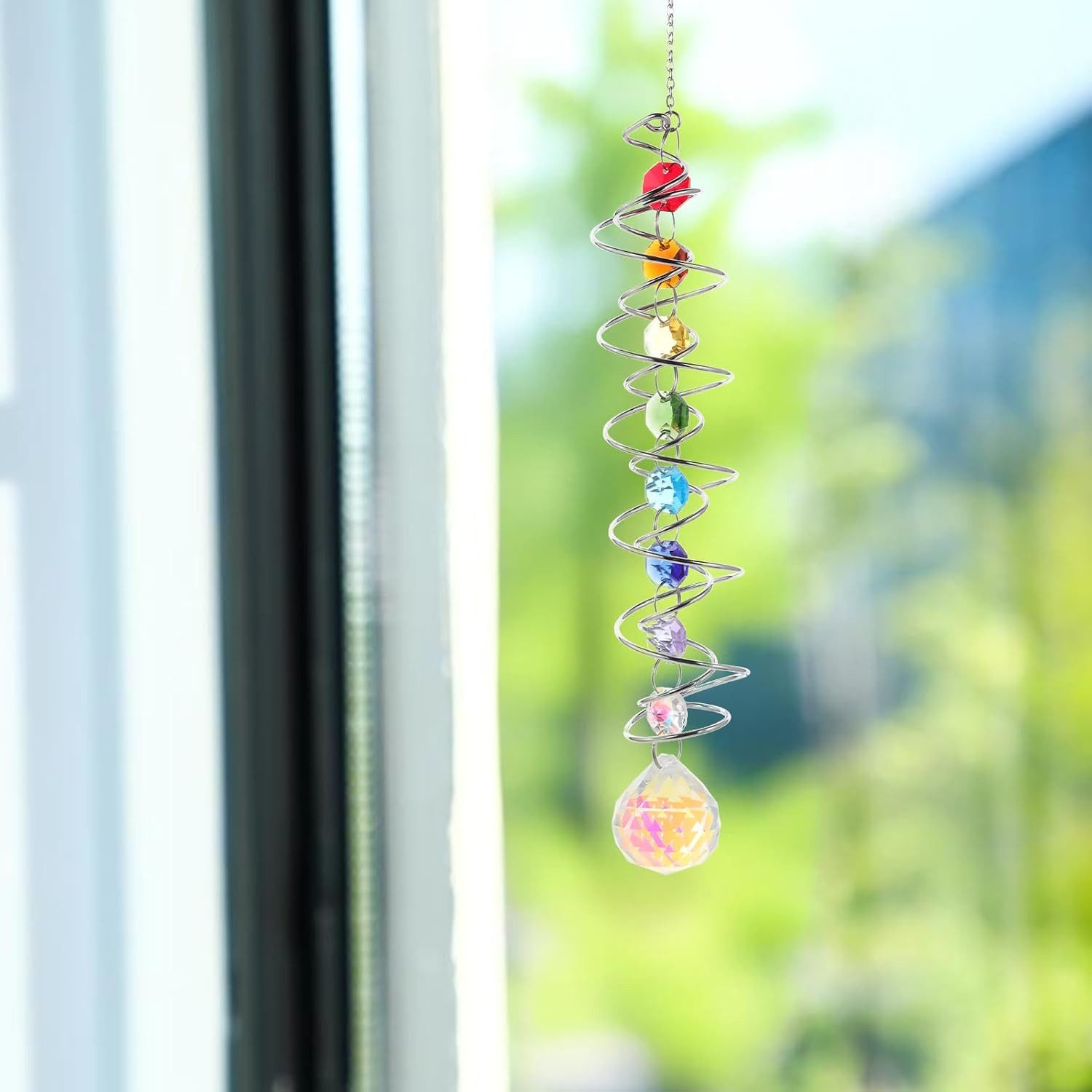 Coonoor Dekohänger 45cm Kristall Sonnenfänger Dekorativer Kristall Windspie günstig online kaufen