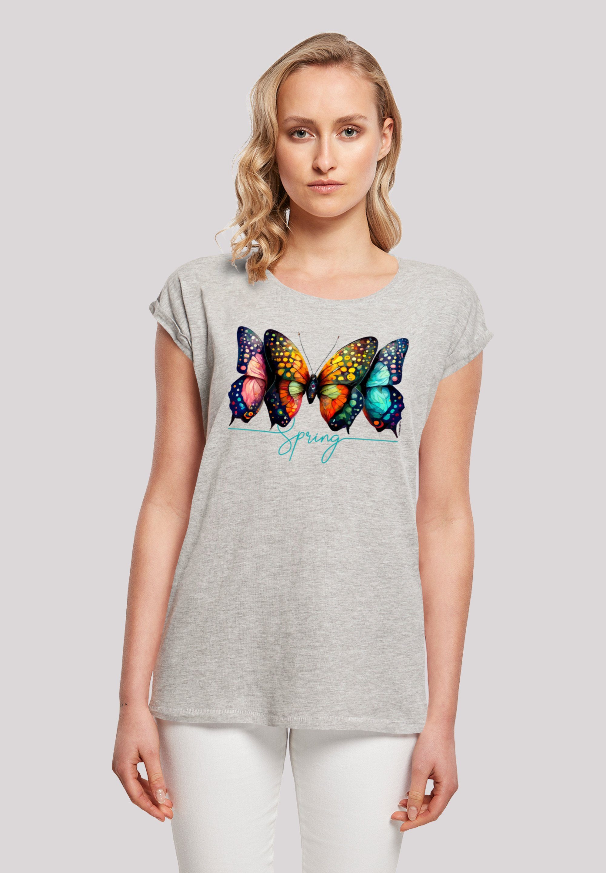 T-Shirt F4NT4STIC Illusion Print Schmetterling