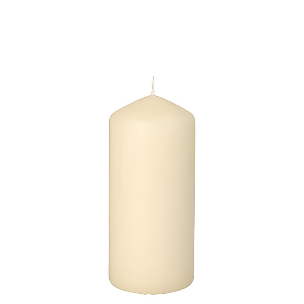 PAPSTAR Stumpenkerze Stumpenkerze Ø 60 mm, 130 mm creme 10 Stk