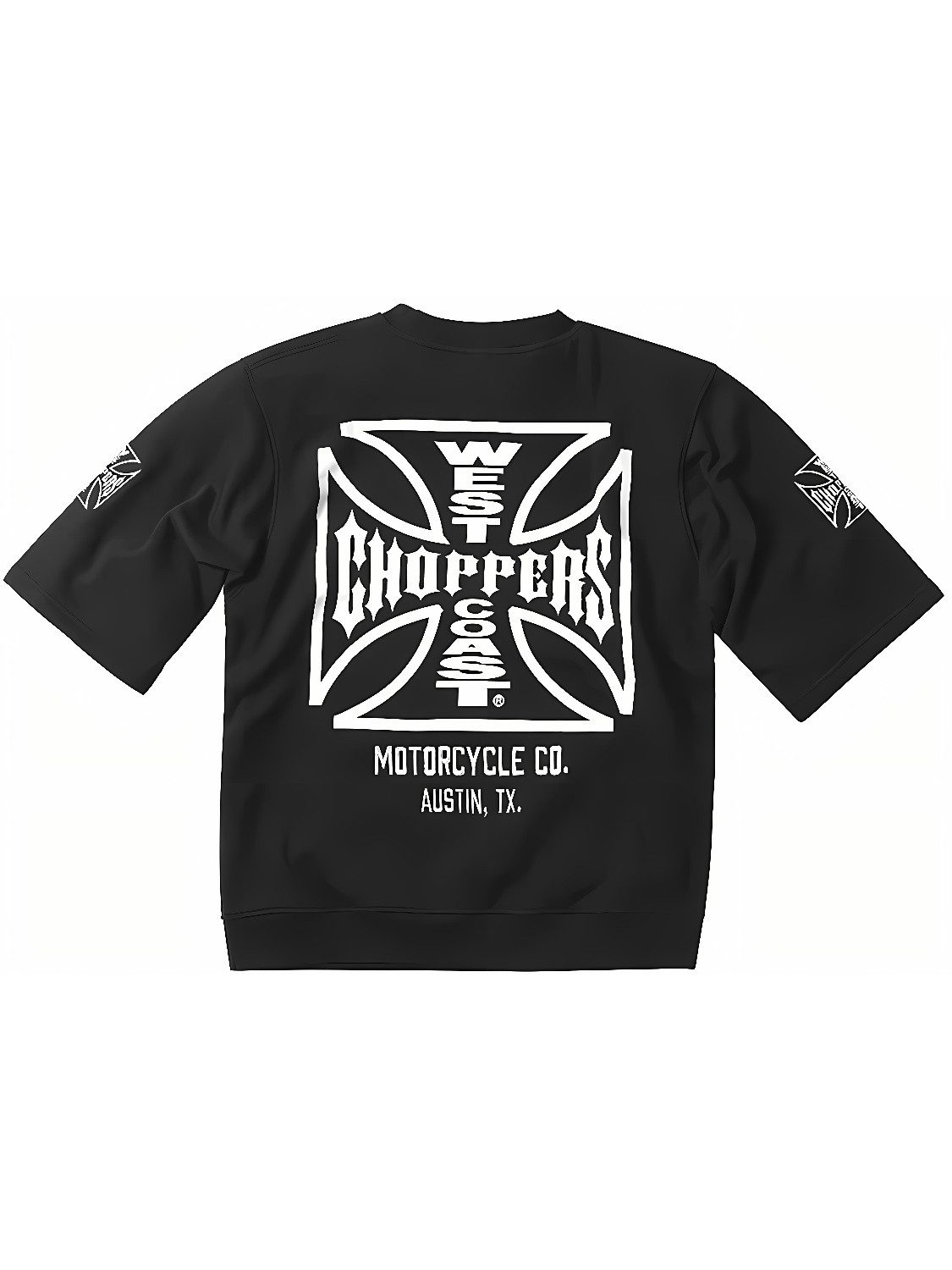 West Coast Choppers Rundhalspullover Cfl Chop Sleeve Sweatshirt