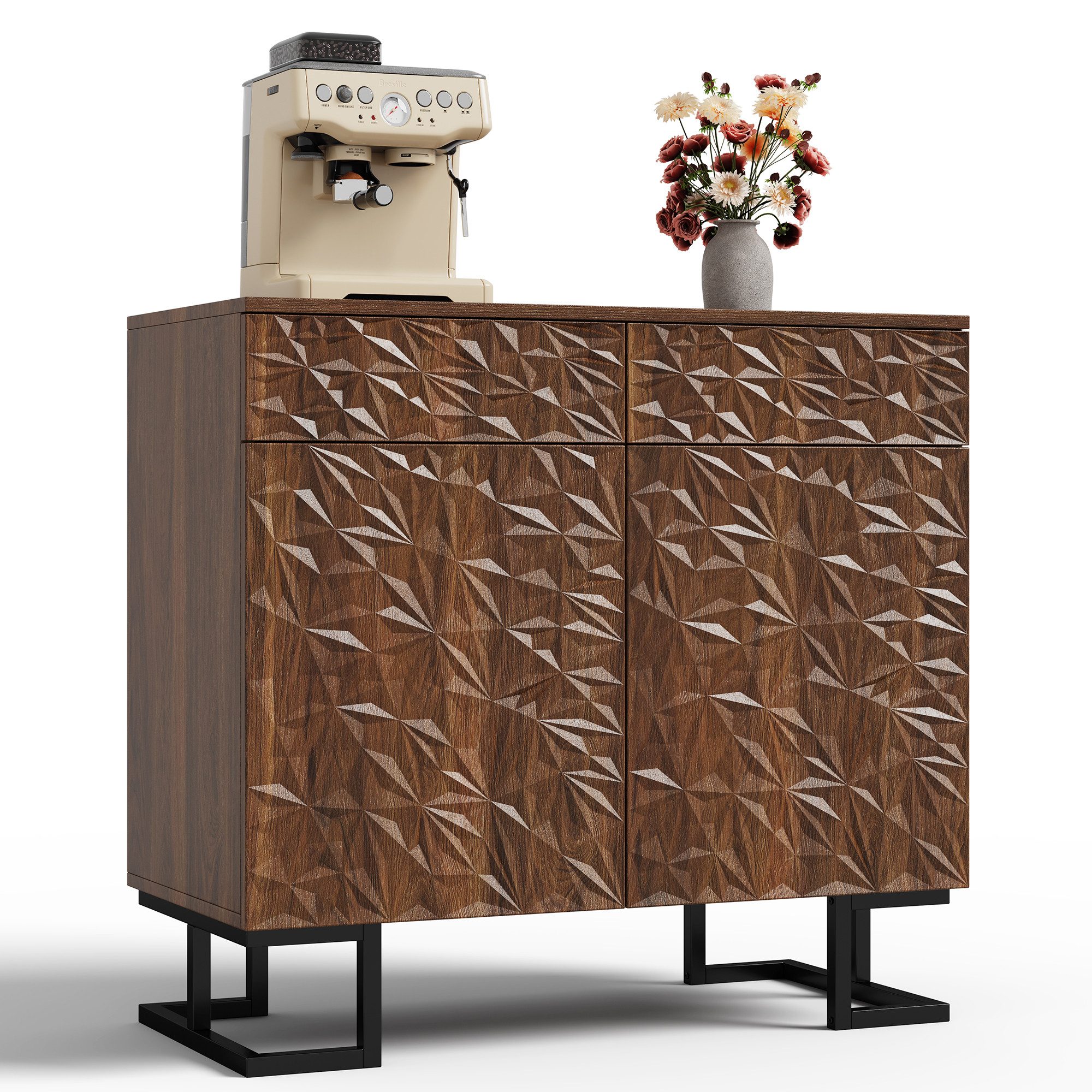 OKWISH Sideboard Modernes Küchenschrank, Anrichte (Sideboard 80x40x78 cm – günstig online kaufen