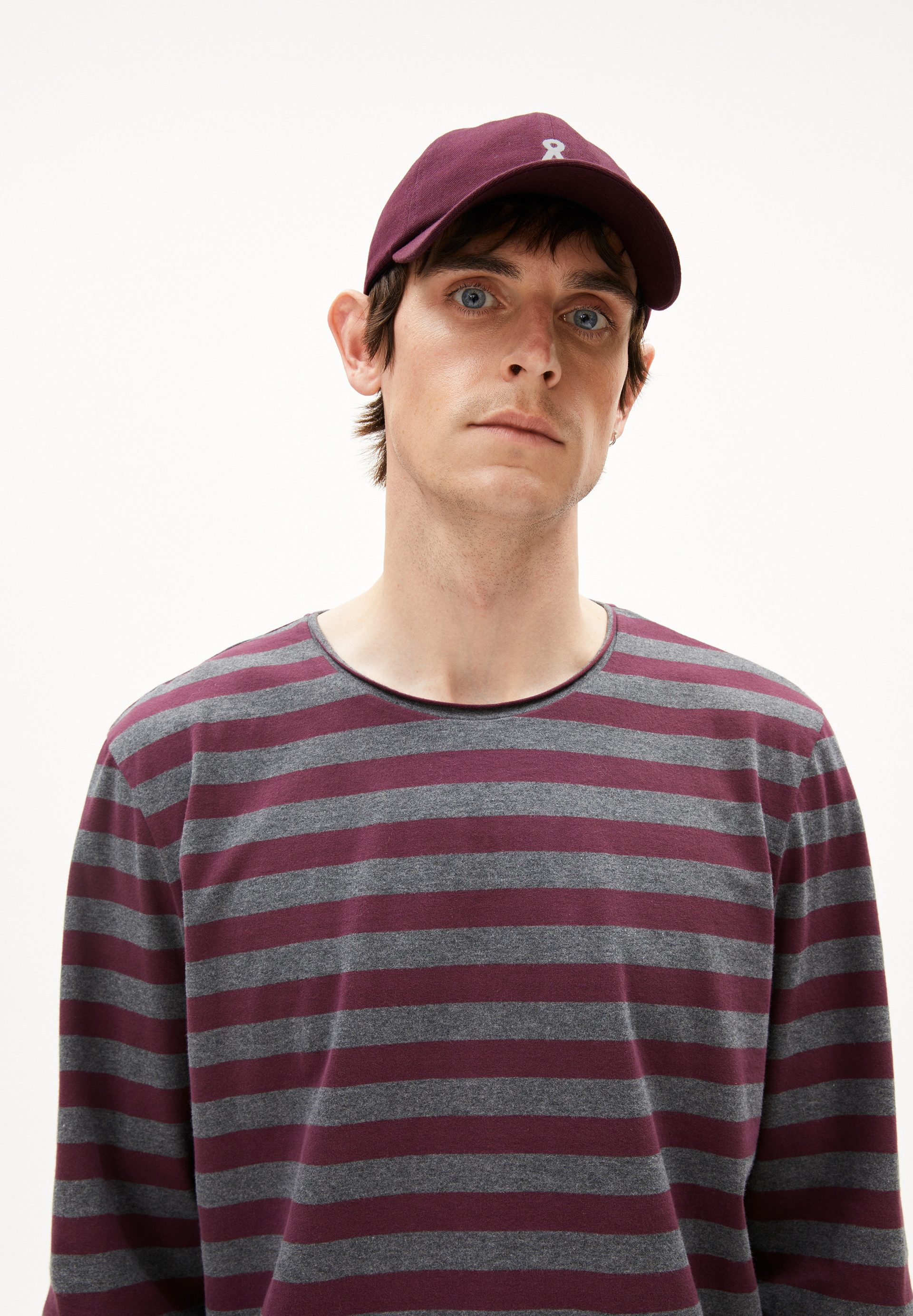 Armedangels Longsleeve MAARKOS LS STRIPES BR Longsleeve aus Bio-Baumwolle Relaxed Fit