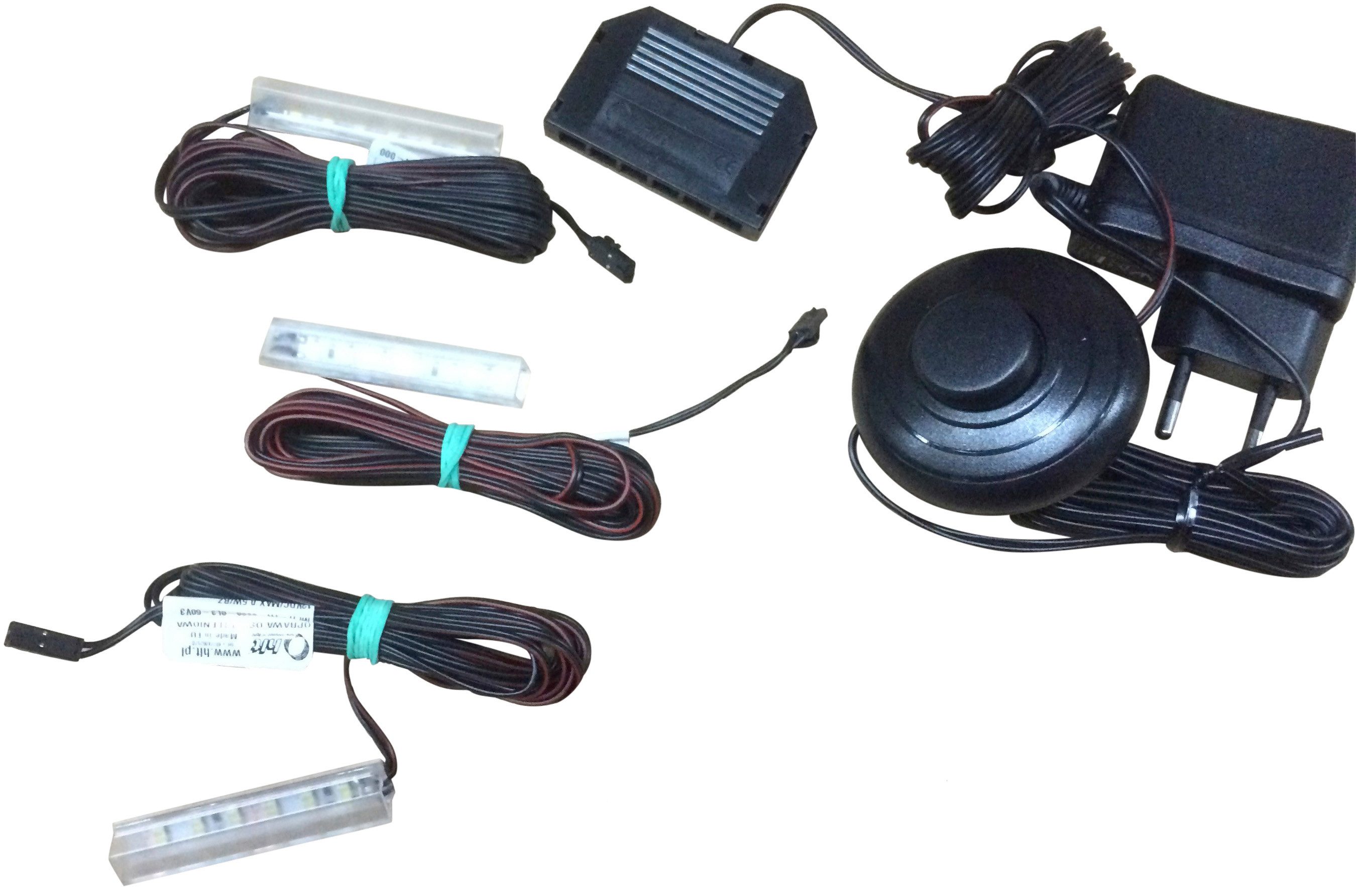 trendteam LED Unterbauleuchte, LED fest integriert, Kaltweiß, LED Unterbauspots mit kalt-weißem Licht - Mit Fußschalter