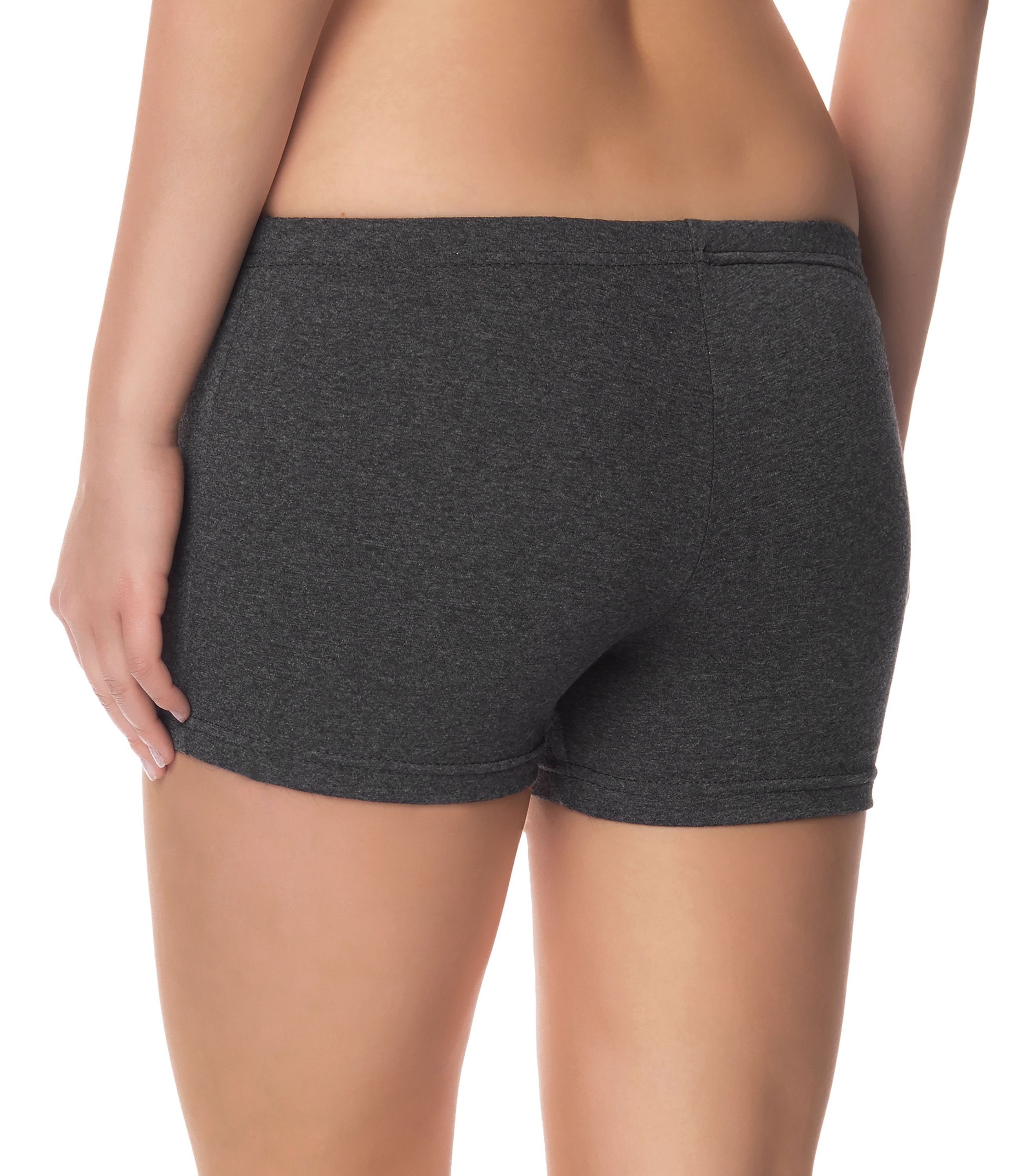 Ladeheid Leggings Damen Shorts Radlerhose Unterhose Hotpants kurze Hose Boxers LAMA05 (1-tlg) elastischer Bund