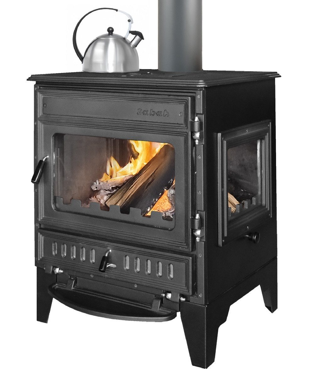 SABAH Kaminofen mit Herdplatte+Seitenscheiben Modell S106-3D, günstig online kaufen