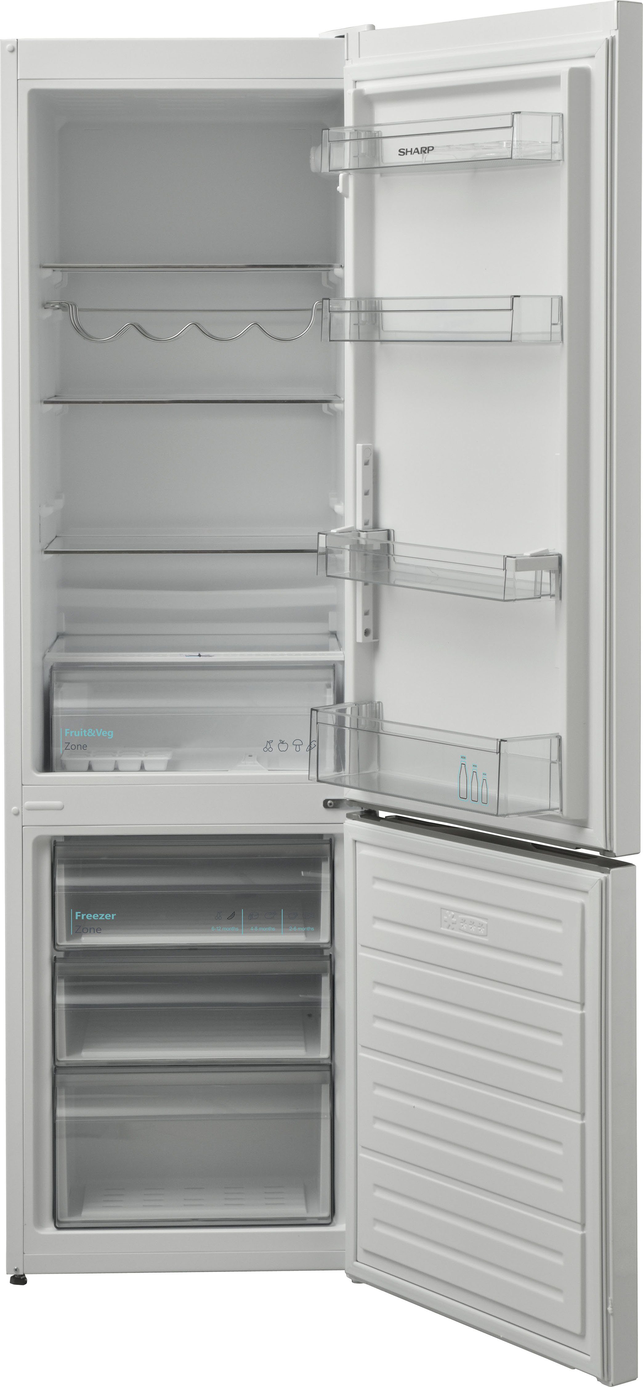 Sharp Kühl-/Gefrierkombination SJ-FBB05DTXWD-EU, 180 cm hoch, 54 cm breit
