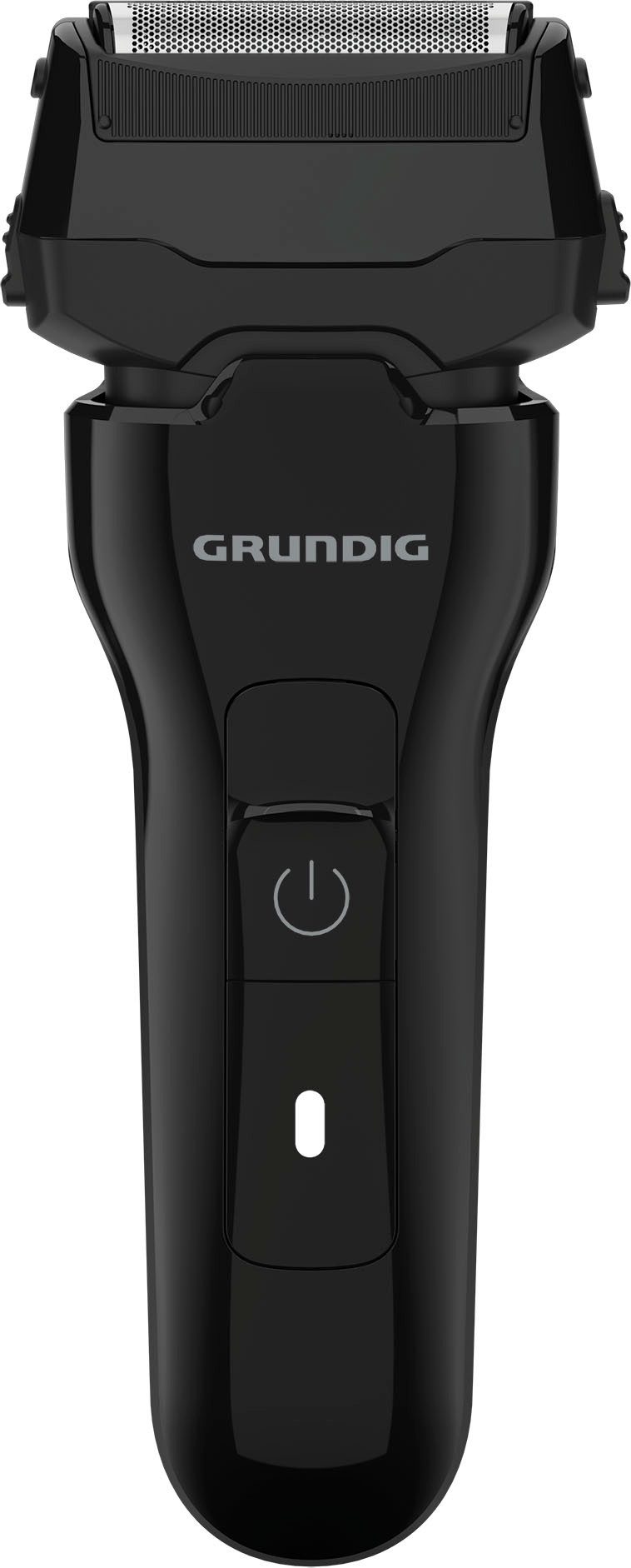Grundig Elektrorasierer Herrenrasierer MS 6330, Aufsätze: 1, ausklappbarer Langhaarschneider, 3‑fach Rasierer mit Li‑Ion Akku, LED‑Display & Fast Charge