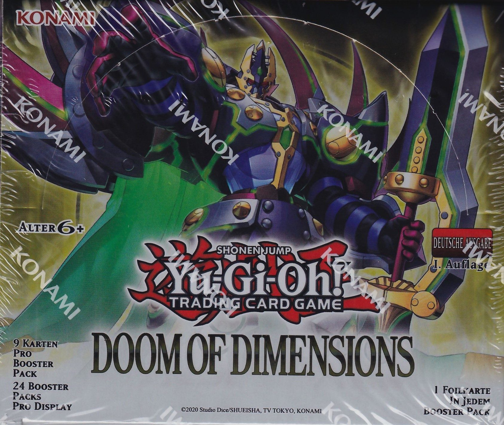 Konami Sammelkarte Yu-Gi-Oh ! Doom of Dimensions Booster-Display DE