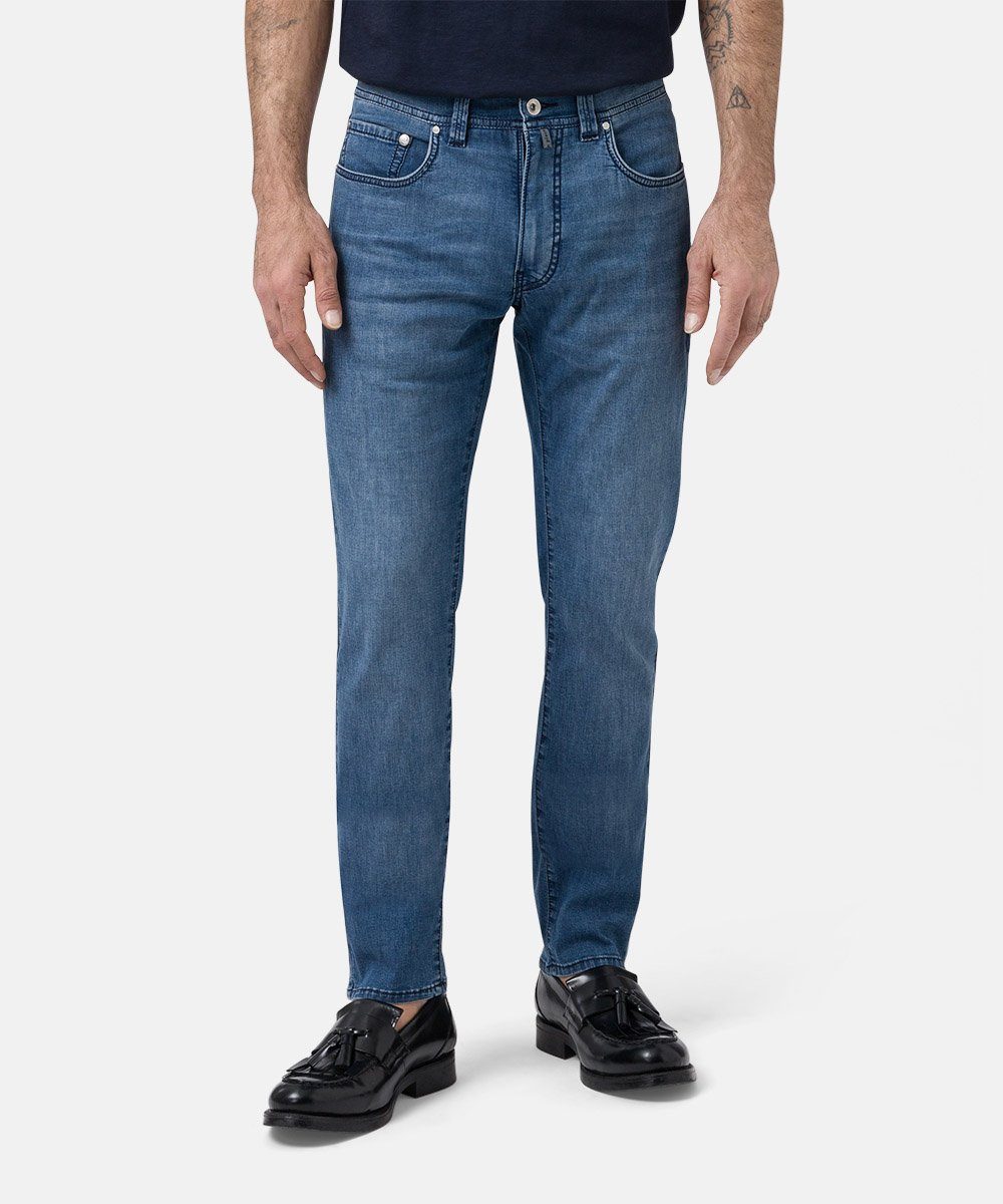 34510 FUTUREFLEX Pierre 5-Pocket-Jeans TAPERED 8083.6827 blue Cardin LYON CARDIN fashion PIERRE -
