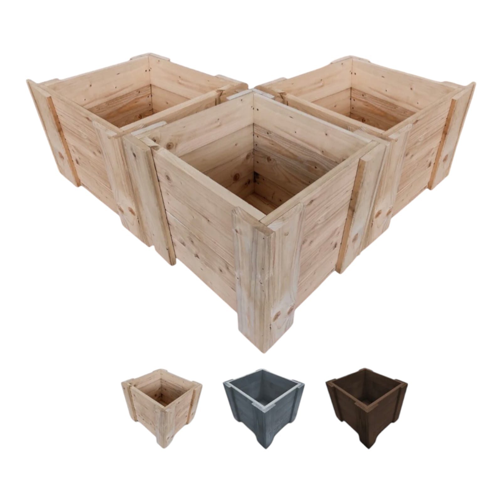 KEINerlei® Blumentopf Blumenkasten Blumenkübel aus Holz günstig online kaufen