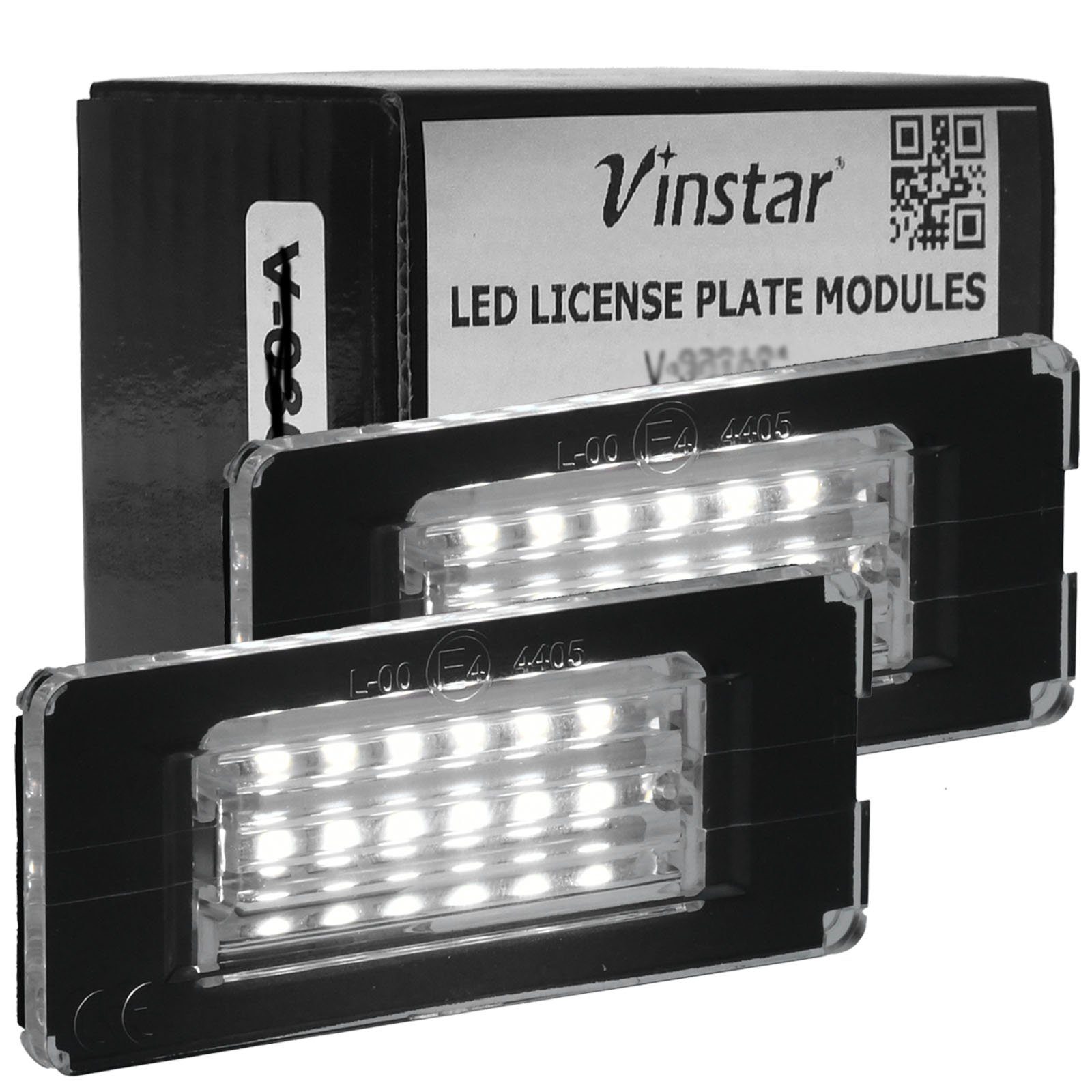 MINI R59 R57N R56 mit: R56N R58 E-geprüft LED für KFZ-Ersatzleuchte MINI, kompatibel Vinstar Kennzeichenbeleuchtung R57