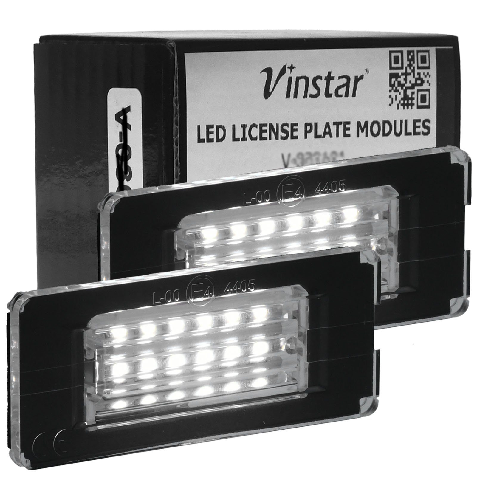 Vinstar KFZ-Ersatzleuchte LED Kennzeichenbeleuchtung E-geprüft für MINI, kompatibel mit: MINI R56 R56N R57 R57N R58 R59