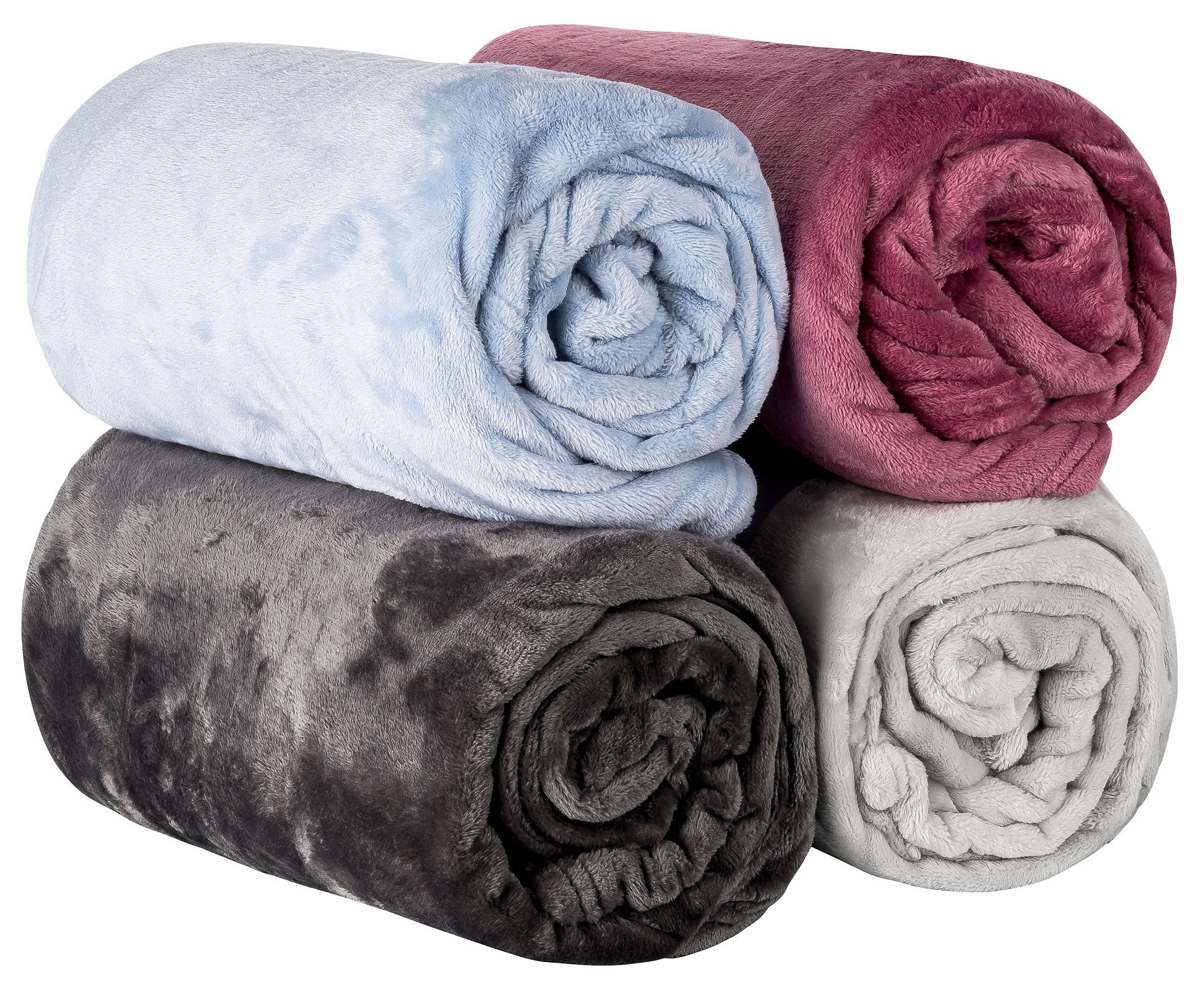 Wohndecke Cashmere Touch Kuscheldecke uni 150x200 günstig online kaufen