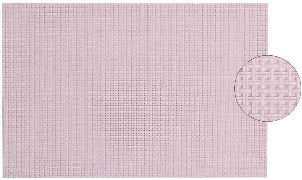 Platzset, Tischset ELEGANCE rosa Tischunterlage als Tischdeko, matches21 HOME & HOBBY, (1-St), modernes Esstisch Platzdeckchen als abwaschbarer Tischuntersetzer