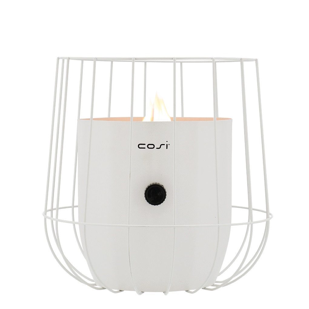 COSI Tischfeuer Cosifire Tischfeuer Cosiscoop BASKET white, Ø 31x31cm