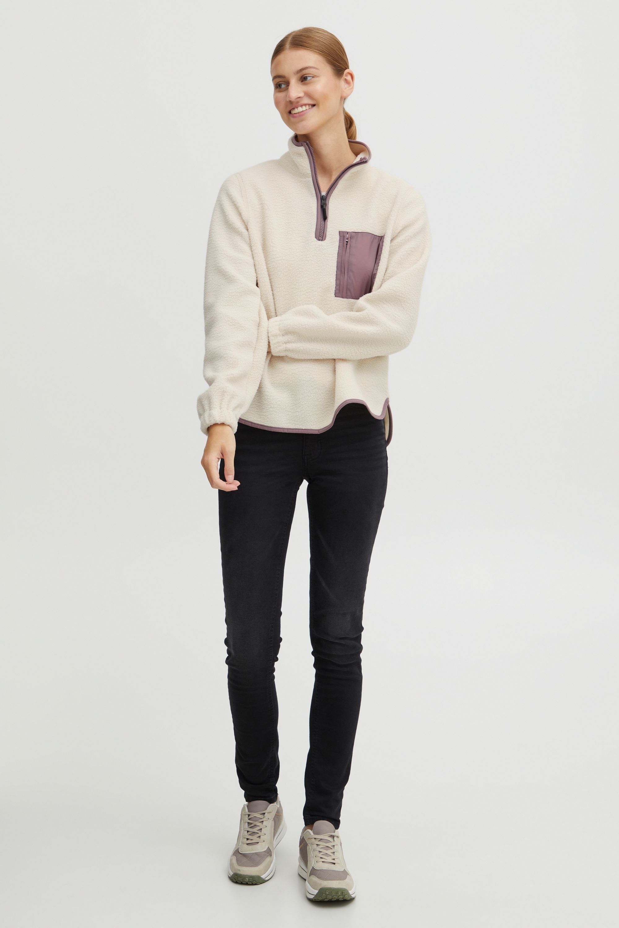 OXMO Troyer OXPiala 21800104-ME Modischer Pullover günstig online kaufen