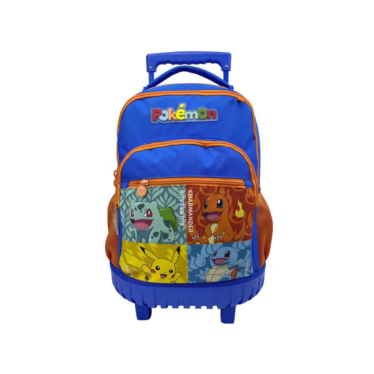 Kinderrucksack Pokémon Trolley Kinder 52cm Schulrucksack mit Rollen Teleskopgriff