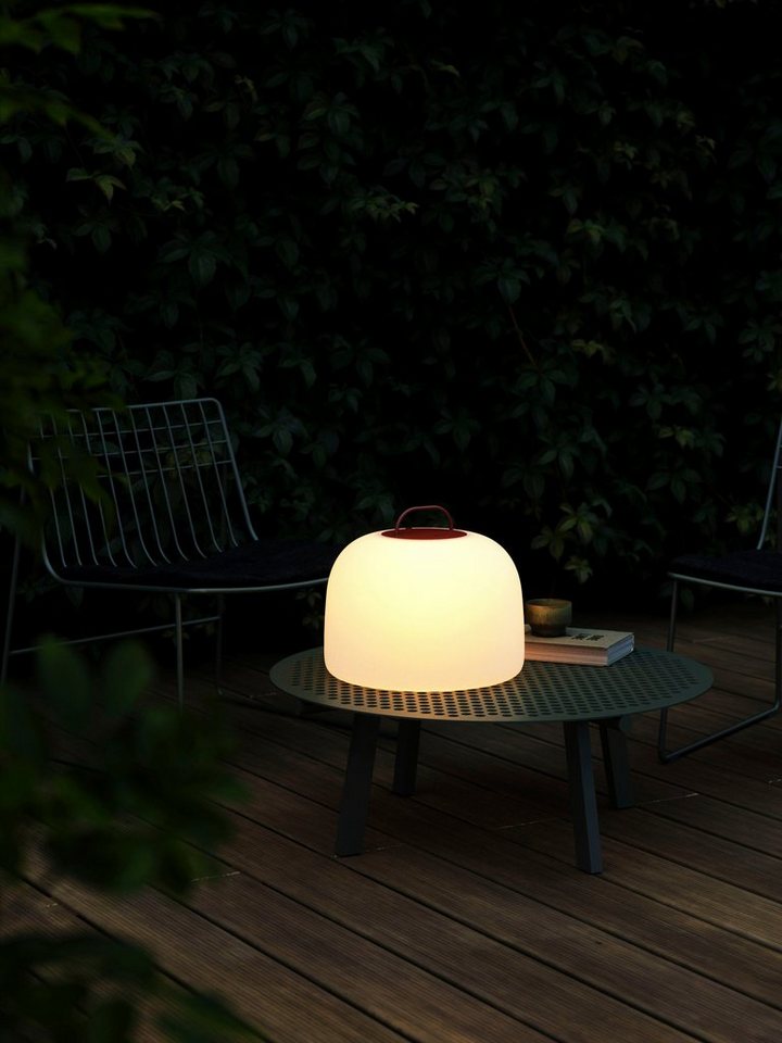 Nordlux LED Außen-Tischleuchte Kettle To-Go 36, LED fest integriert,  Warmweiß, LED 5 Jahre Garantie, 30.000h Lebensdauer