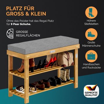 Casaria Schuhbank, CASARIA® Schuhbank mit Sitzfläche 70x33x48cm