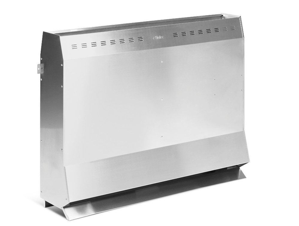 FinTec Saunaofen FinTec Diemo für externe Steuerung Elektro-Saunaofen 9,0 kW, 9 kW, Manuelle Steuerung, Holzbefeuerung; Gleichmäßige Wärmeverteilung; Aufgussbetrieb