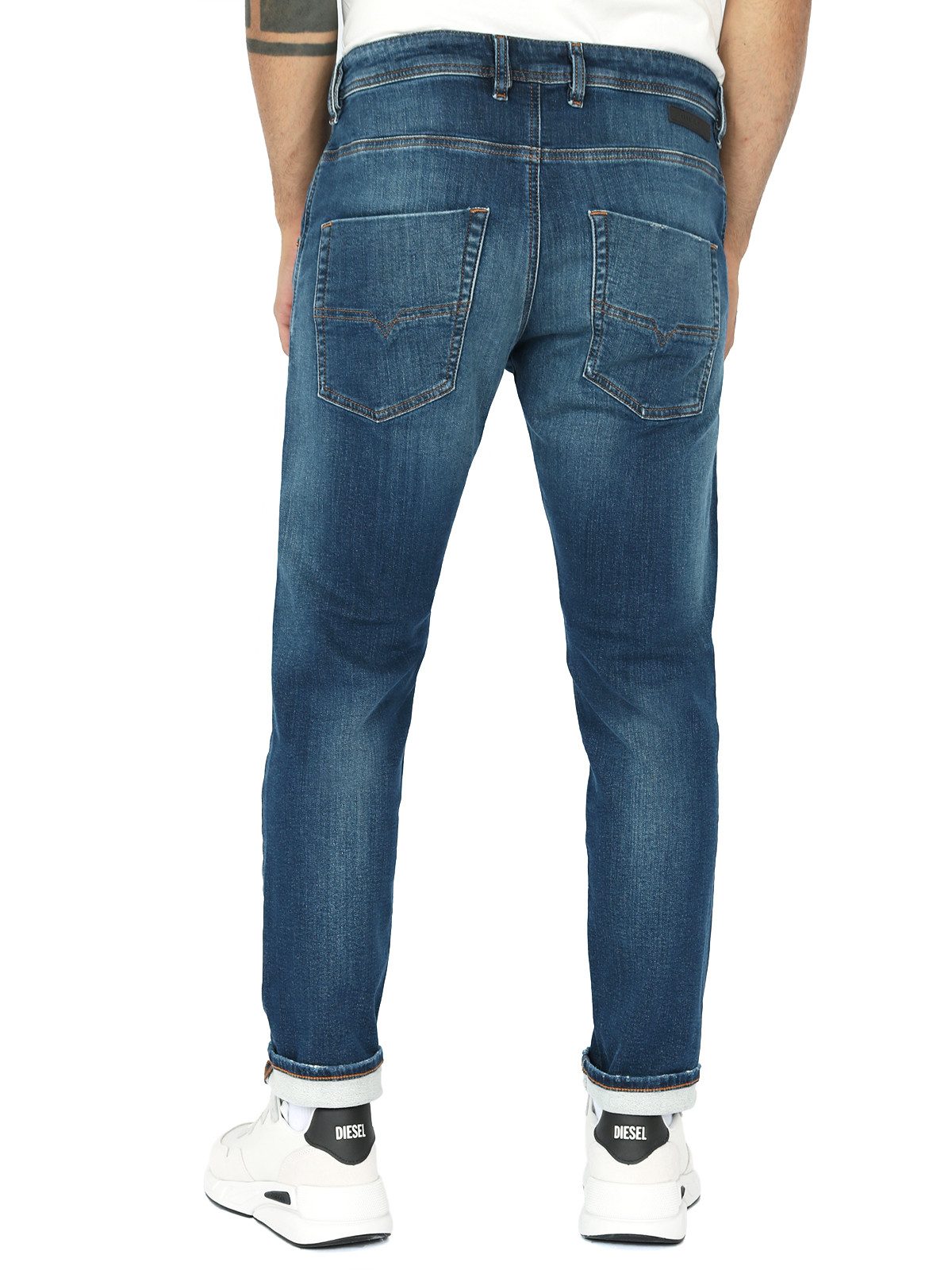 Diesel Tapered-fit-Jeans Regular Fit Superstretch JoggJeans - Krooley-T RR8 günstig online kaufen