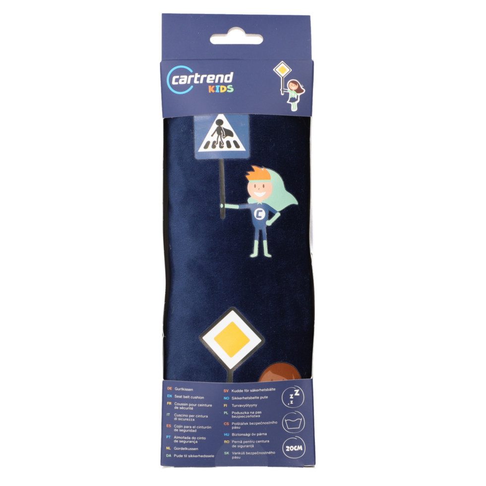 Cartrend Gurtpolster Cartrend Kids Gurtkissen blau