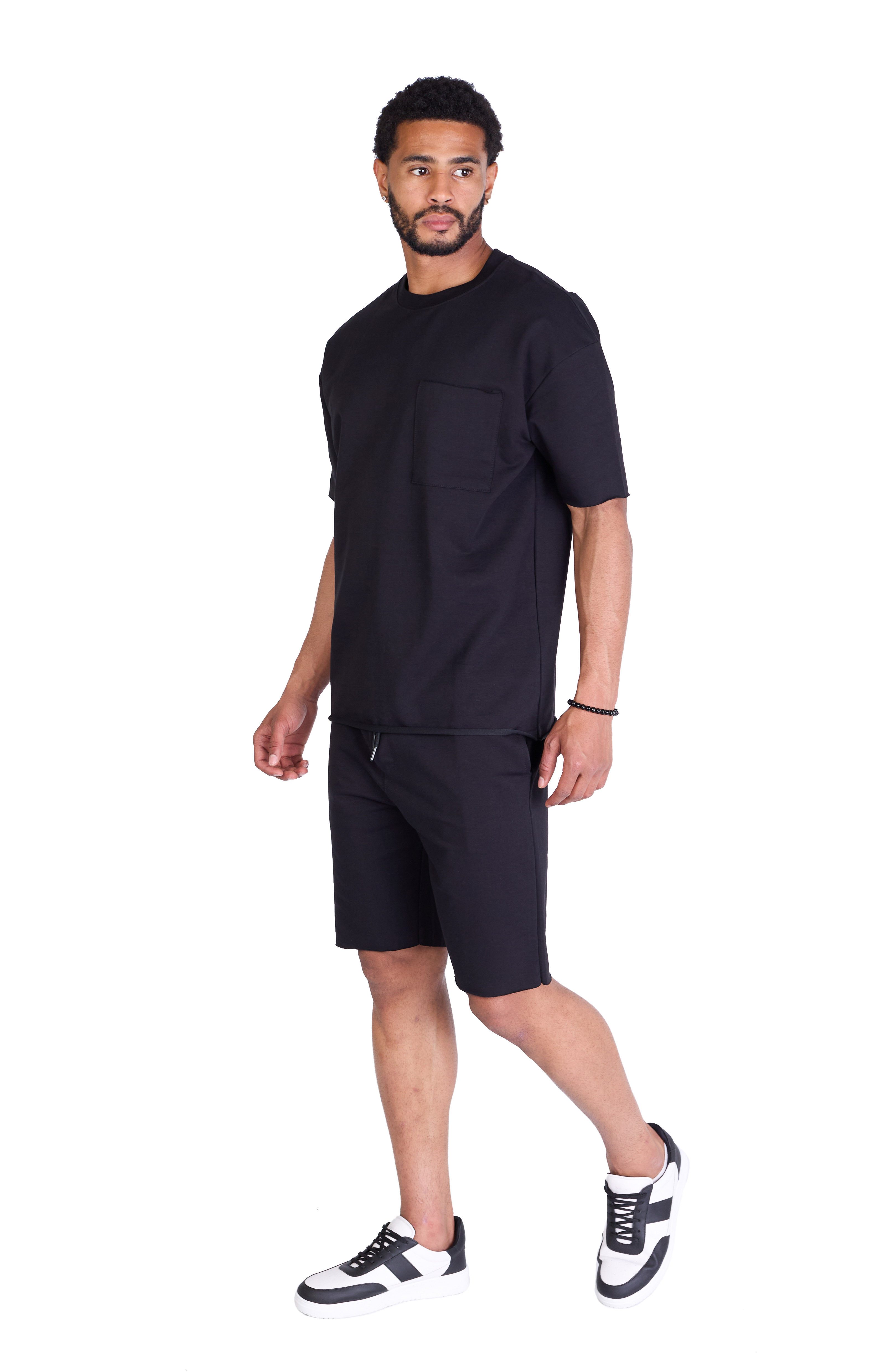 Denim Distriqt Trainingsanzug Fitness Slim Fit Sommer 2 Teiler (2-tlg) günstig online kaufen