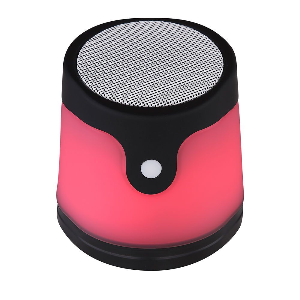 RGB Tischlampe mit Schreibtischlampe, verbaut, Bluetooth Warmweiß, fest Globo LED-Leuchtmittel Lautsprecher Tischleuchte